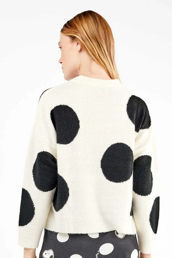 Акриловый свитер с принтом 2/20331 milk