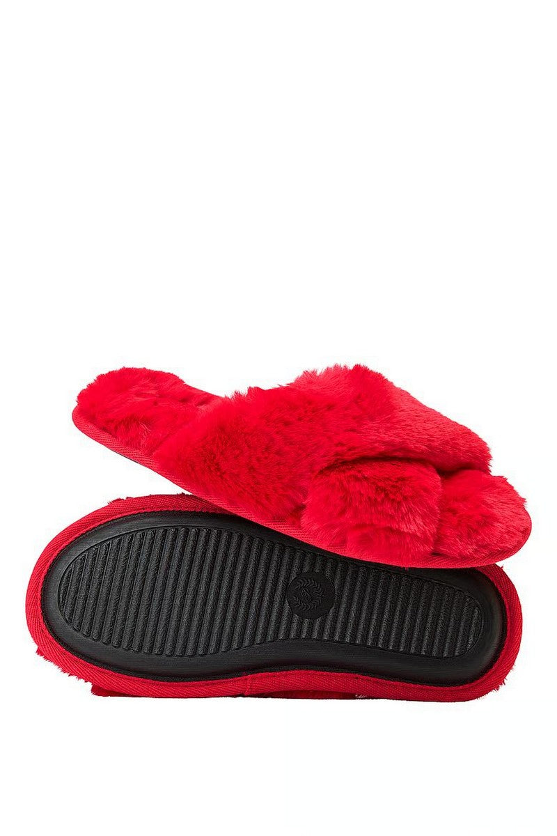 Тапочки из экомеха 227593927 red