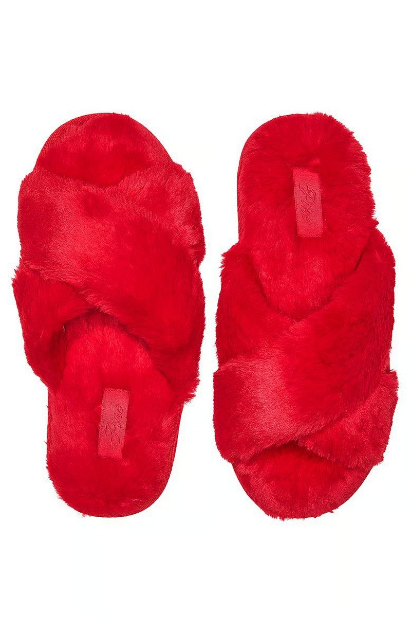 Тапочки из экомеха 227593927 red