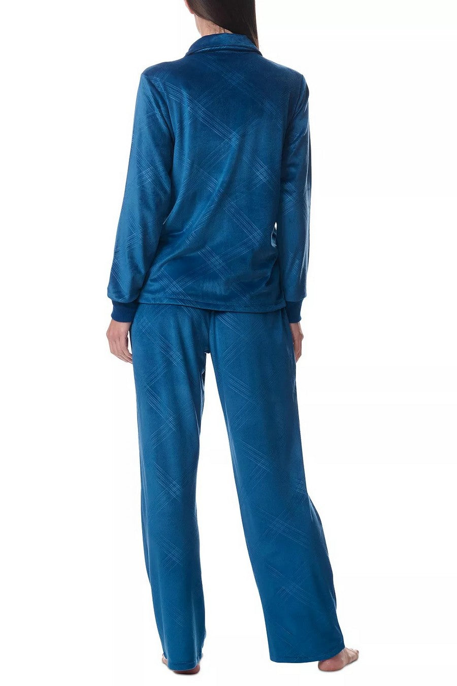 Велюровая пижама с брюками 309505794 blue