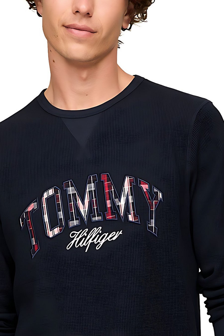 Мужской лонгслив с логотипом 45984041 blue