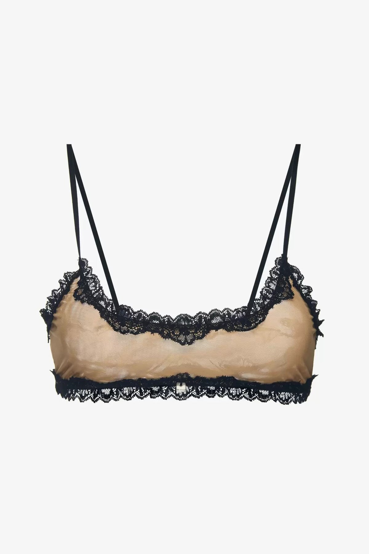 Прозрачный топ с кружевом Пастис БМ3