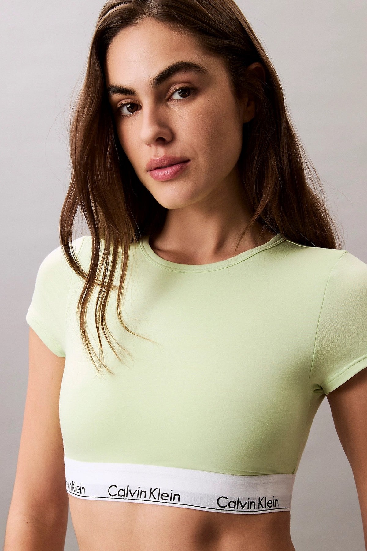 Бавовняний кроп-топ 123664132 green