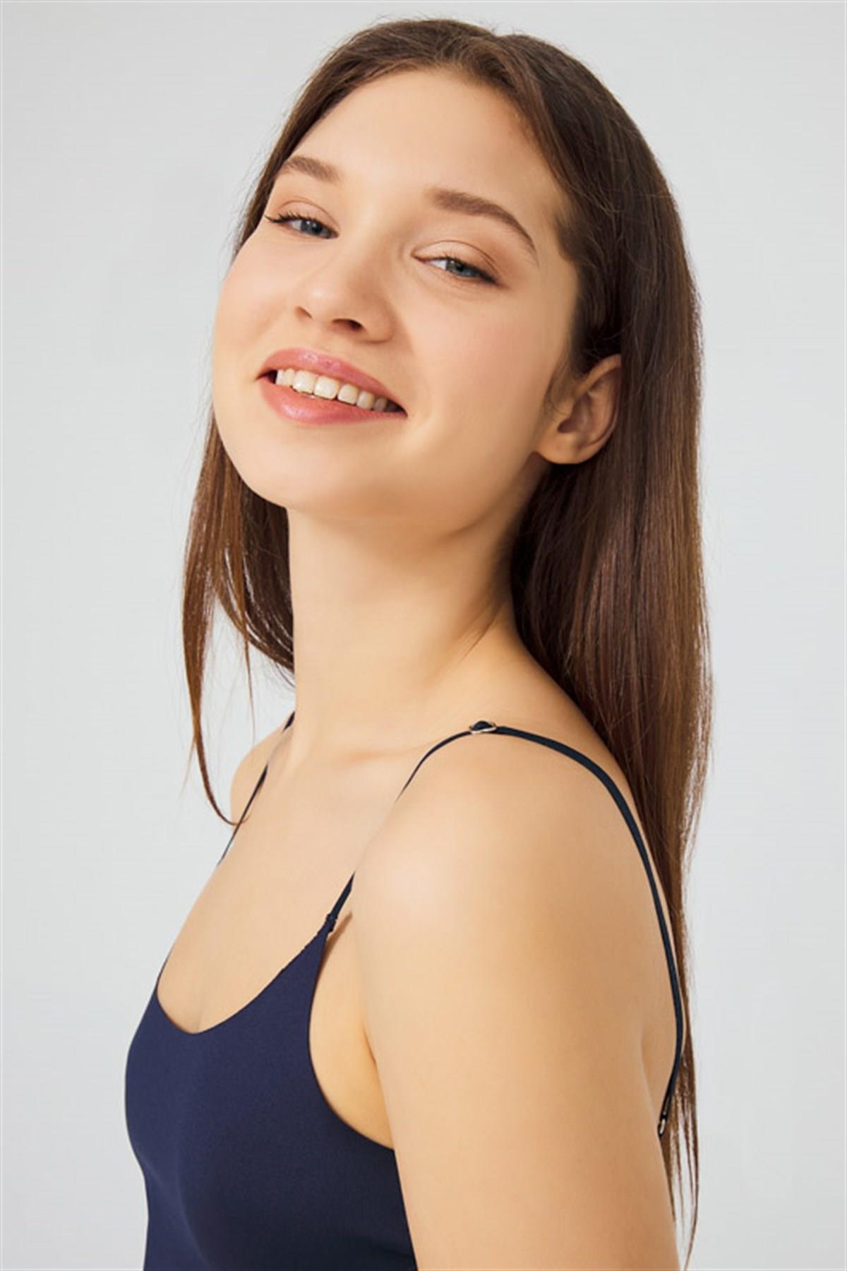 Бесшовный топ CH1752 navy blue