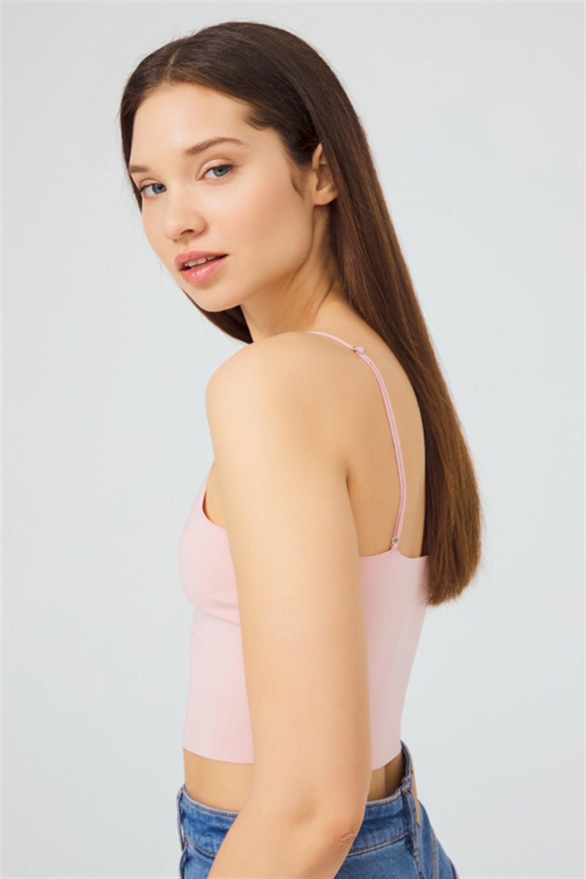 Бесшовный топ CH1752 pale pink