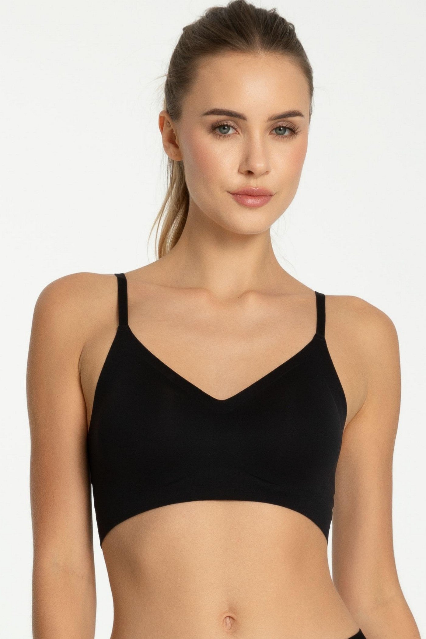 Безшовний бюстгальтер Simple bra top black