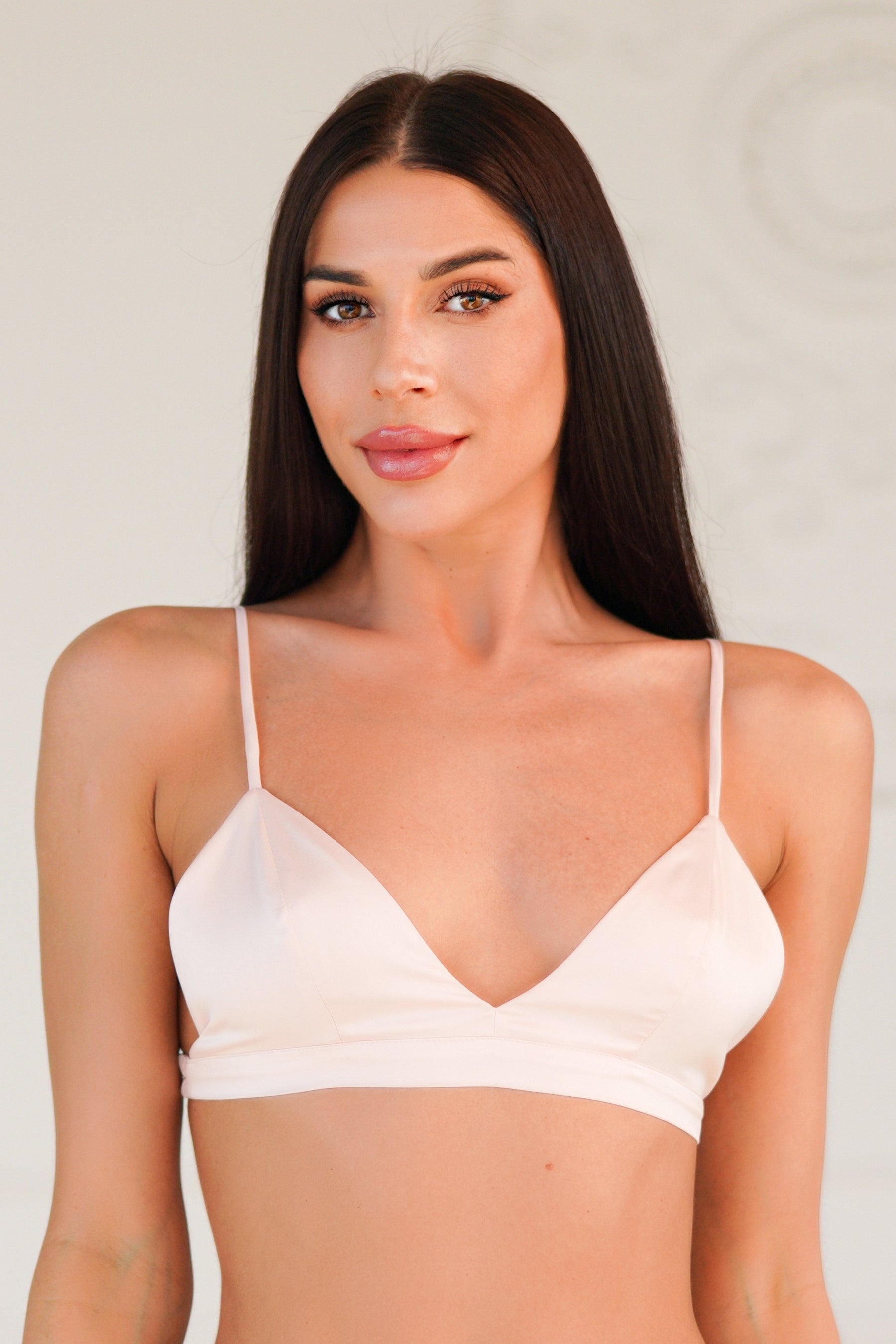 Бралет из шелксатина Jasmine 1304T desert rose