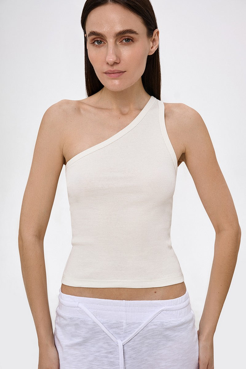 Топ на одно плечо L038r Alessa milk