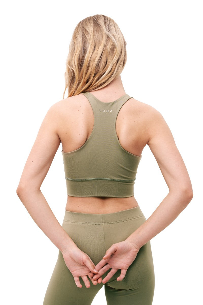 Подовжений топ LS021t Dodo olive