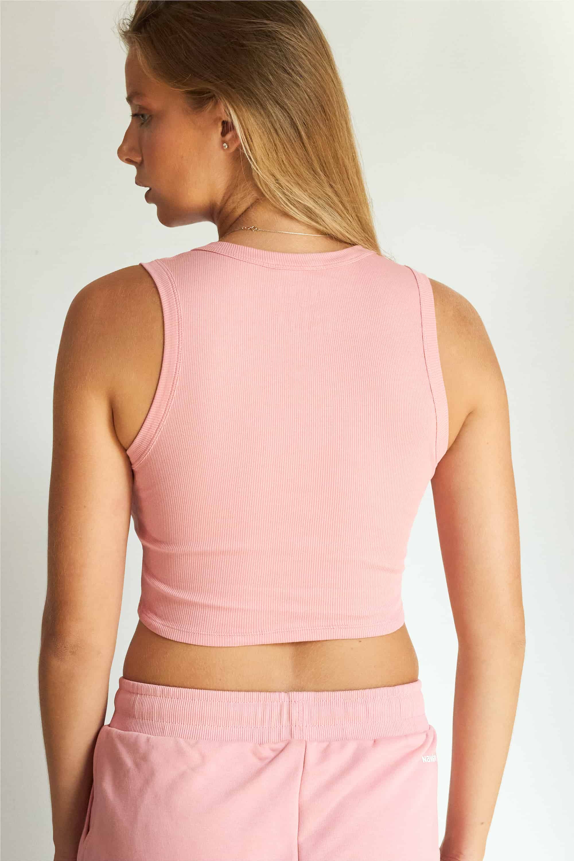 Кроп-топ в рубчик LH300-07 Malibu rose