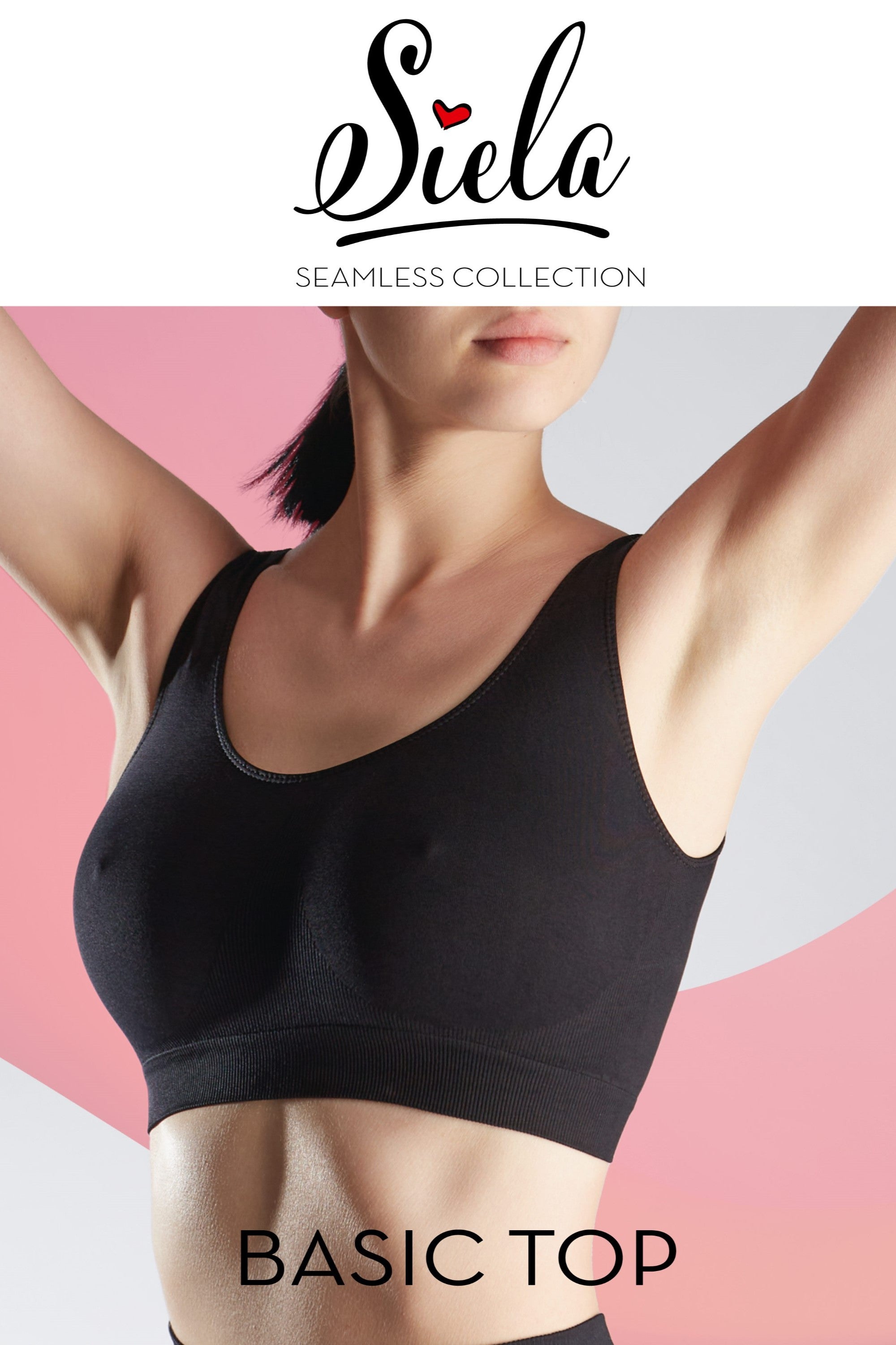 Бра-топ из микрофибры Basic Top black