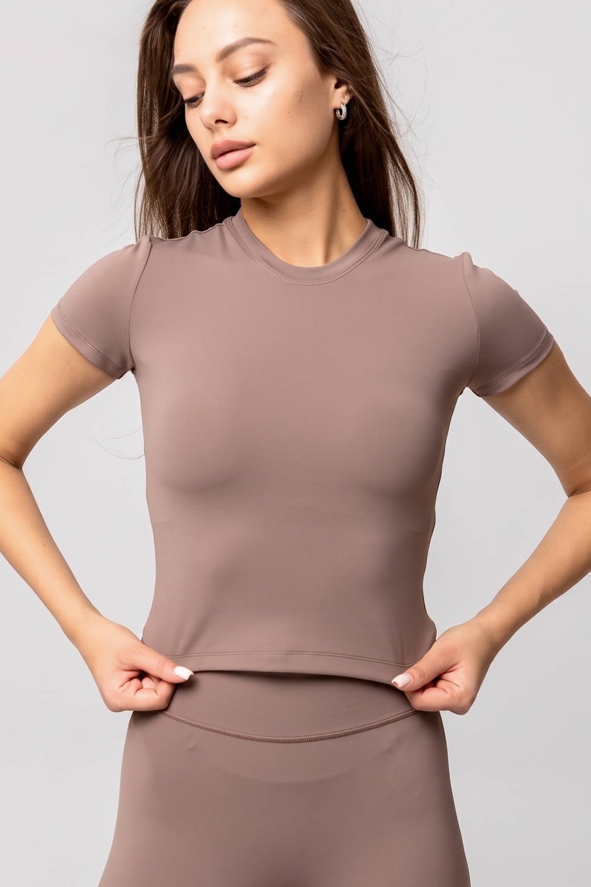 Коротка спортивна футболка D13-I39 Totalfit