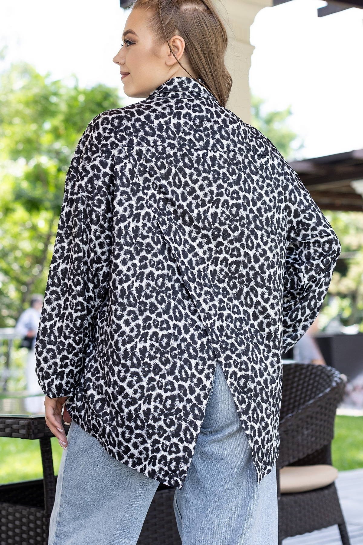 Рубашка с анималистичным принтом Magnetic RY1-P151