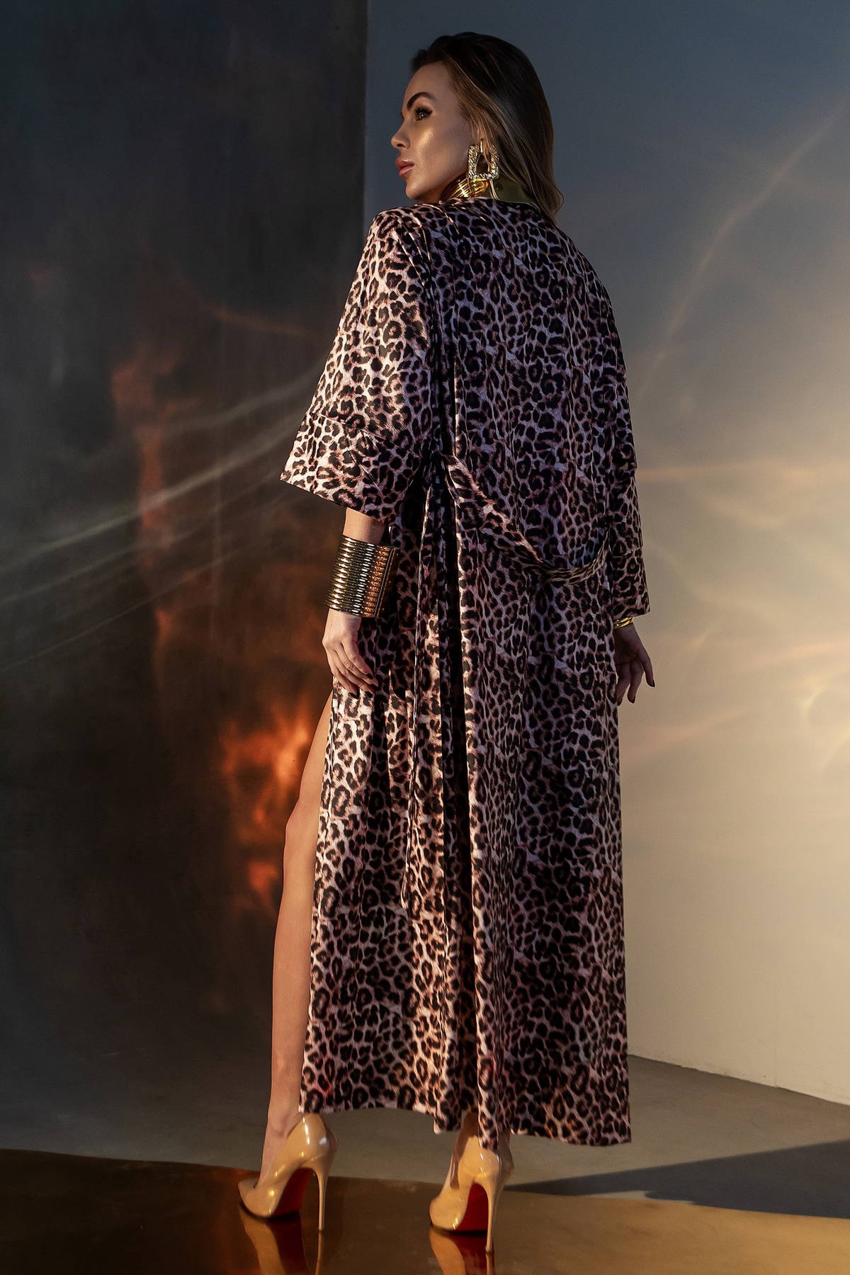 Длинный халат из микрофибры Magnetic XA2-P152