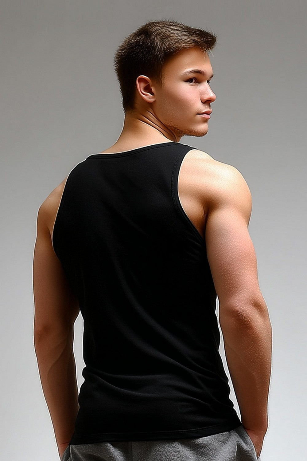 Чоловіча бавовняня майка MM4-KHL10