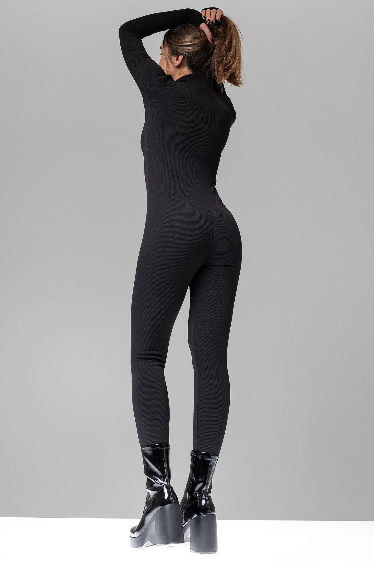 Утепленный комбинезон в рубчик TF58-TTR10