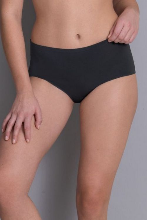 Бесшовные трусики 1343 Essentials High-waist+ black