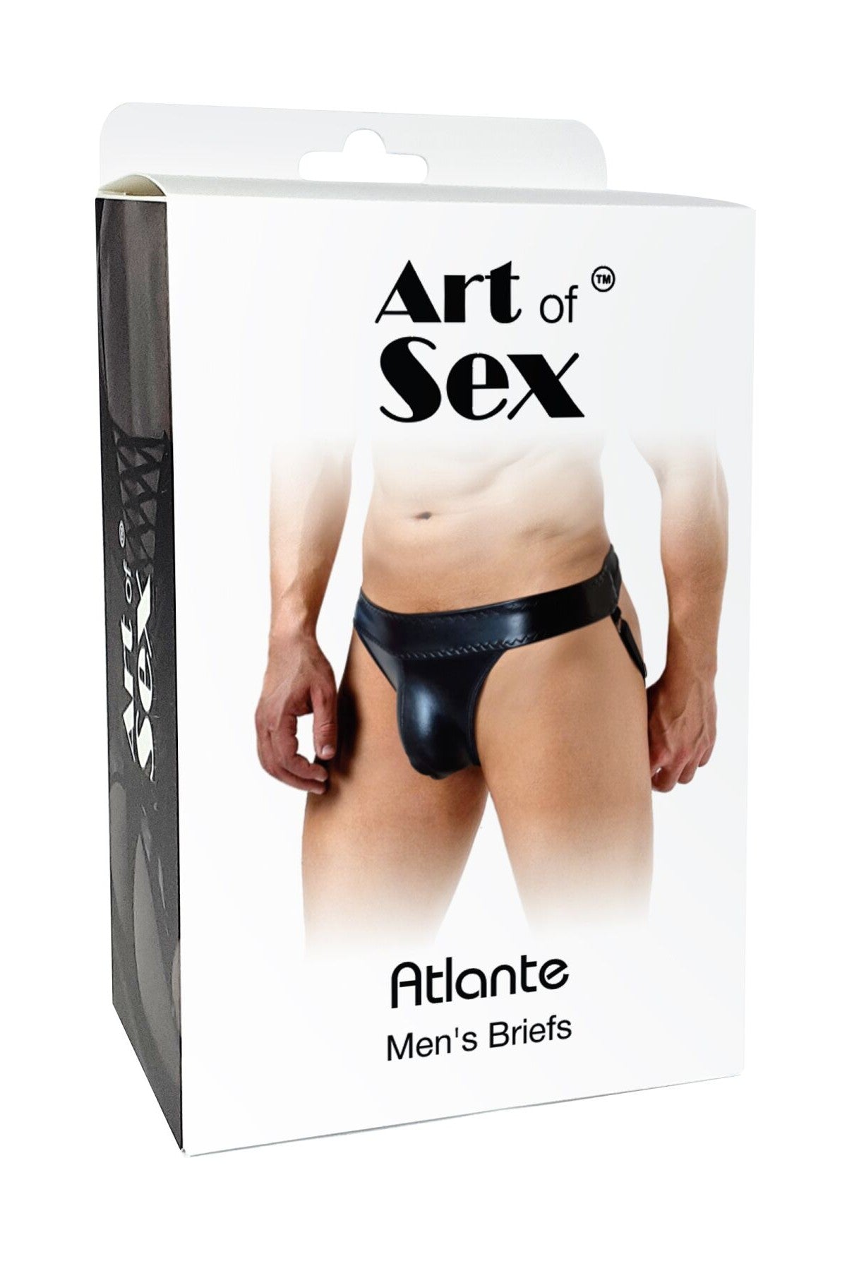 Мужские виниловые трусы Atlante black