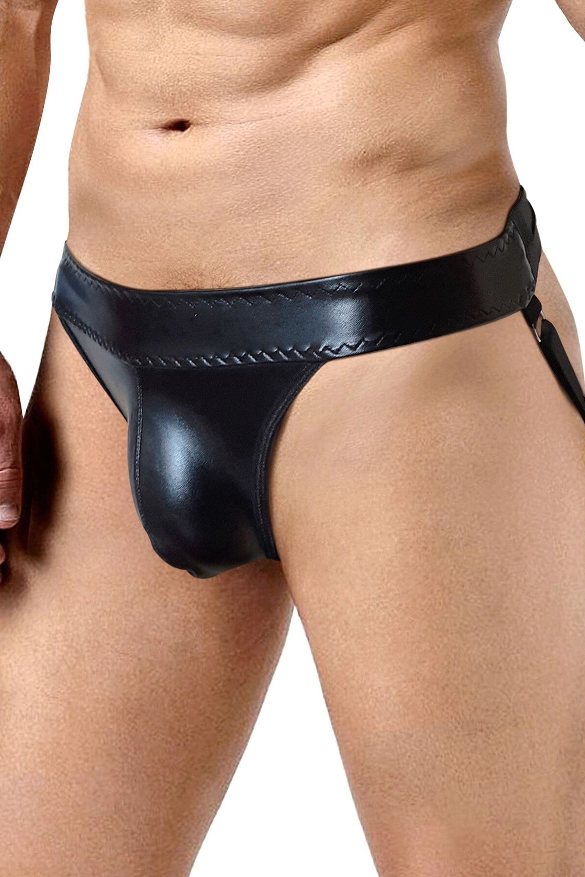 Мужские виниловые трусы Atlante black