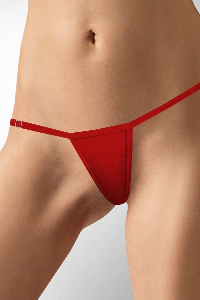 Трусики стрінг з ланцюжками Bad Bitch red