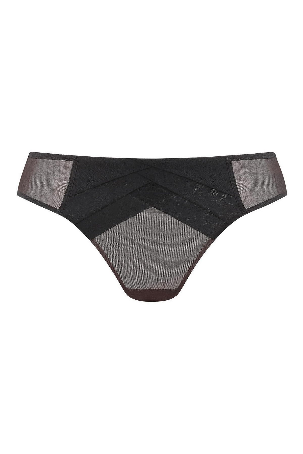 Трусики слип из микросетки 0043/9A66 noir