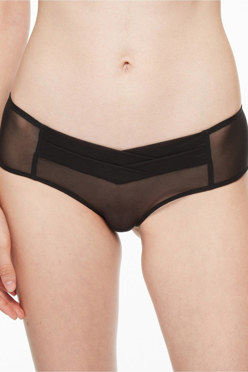 Шортики из микросетки 0045 noir