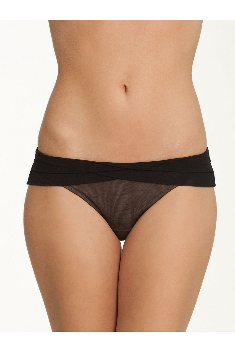 Трусики стринг из микросетки 0047/9A67 noir