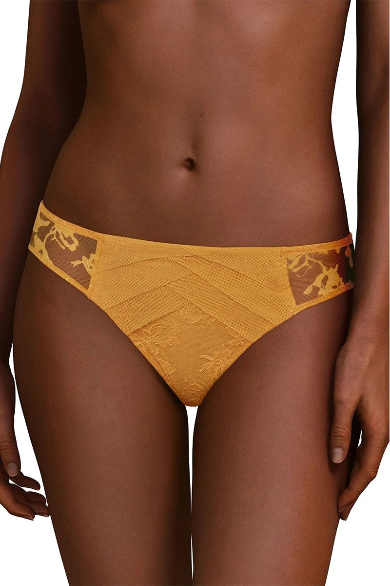 Трусики слип с кружевом 0933 ginger