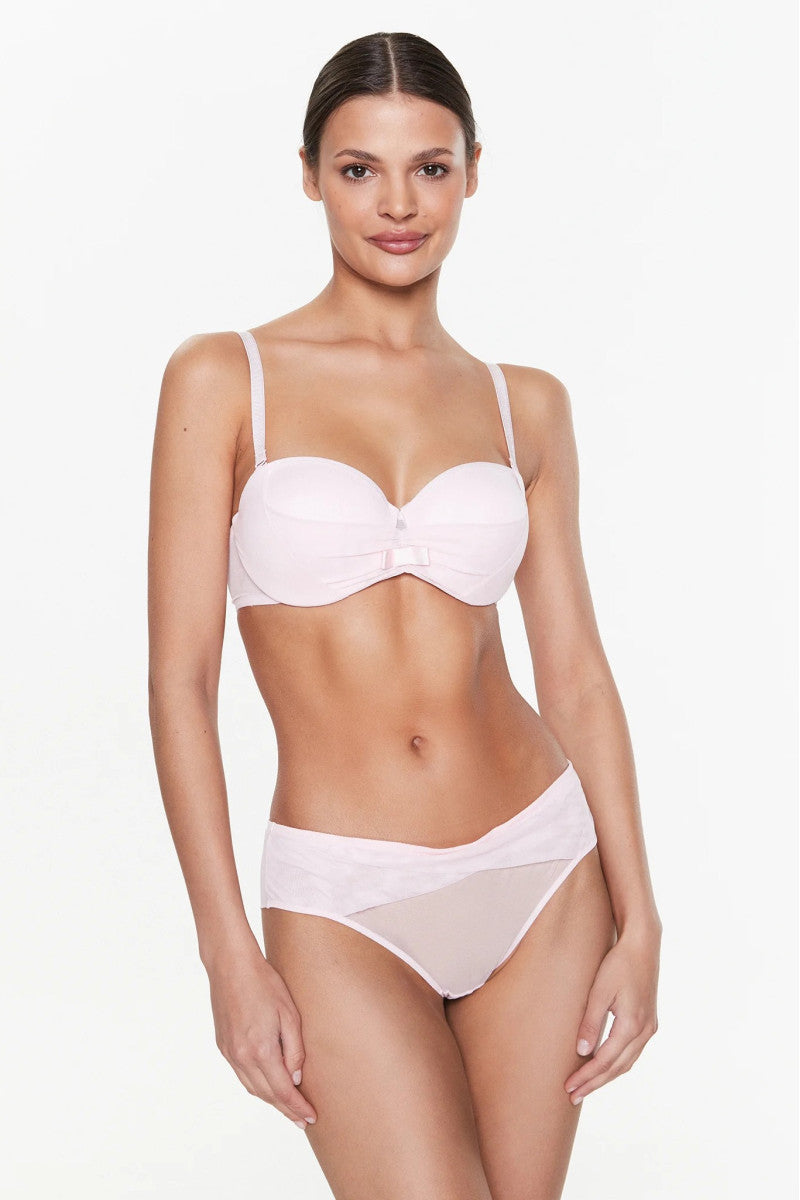 Трусики слип из микросетки T230169 dragee pink