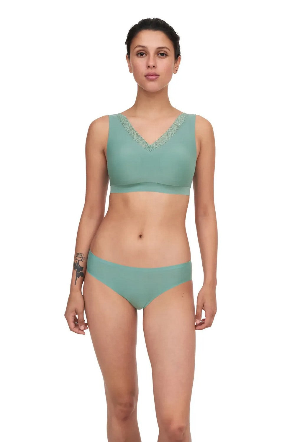 Шортики безшовні C26430-03N trellis green Chantelle