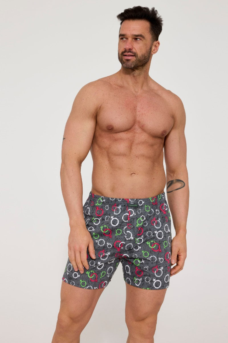 Чоловічі боксери з бавовни 011/190 Classic