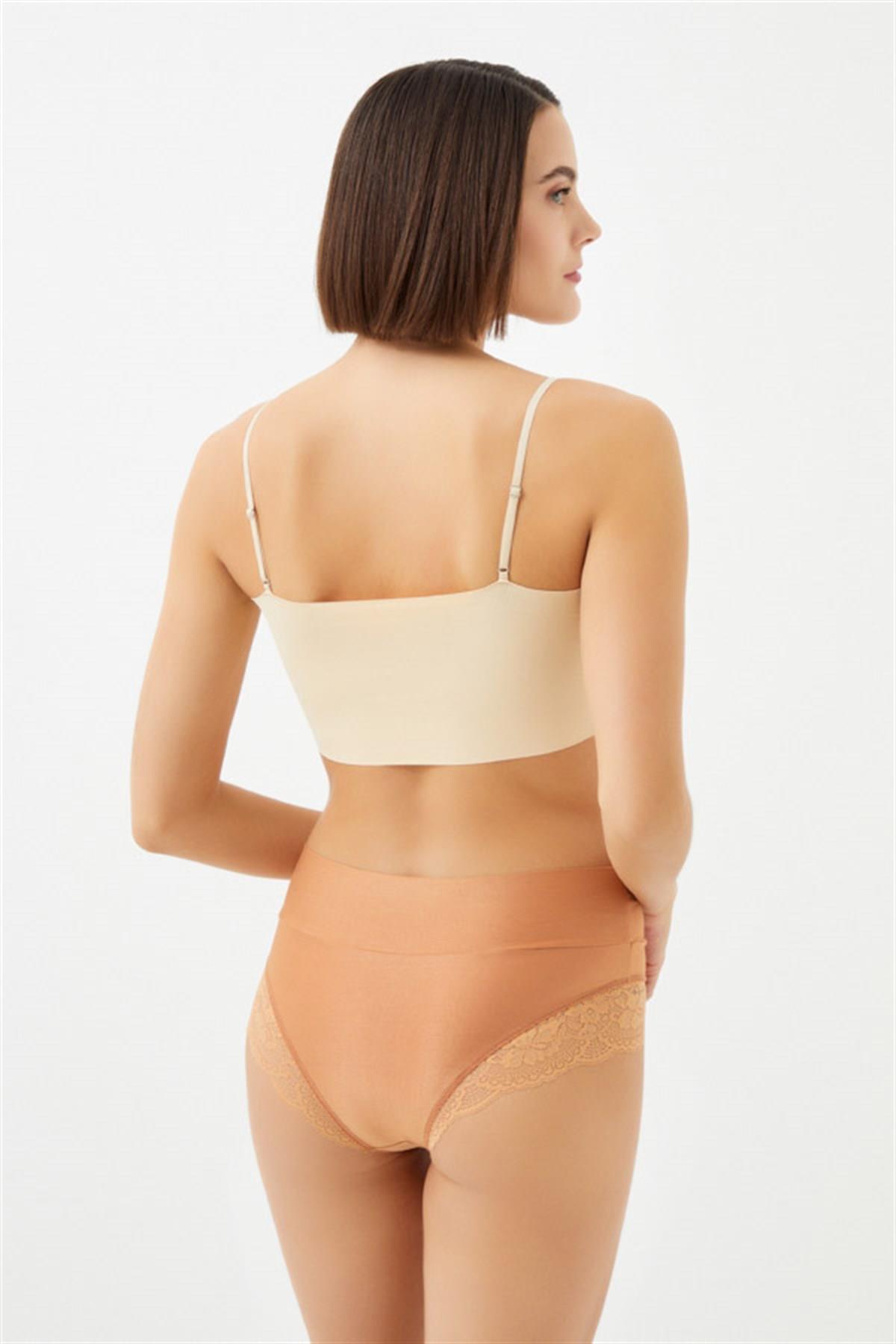 Трусики слип из микросатина CH6117 bronzeТрусики слип из микросатина CH6117 bronze