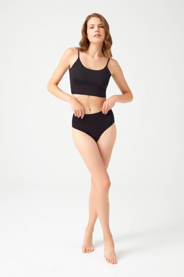 Бавовняні трусики сліпи CH6157 black