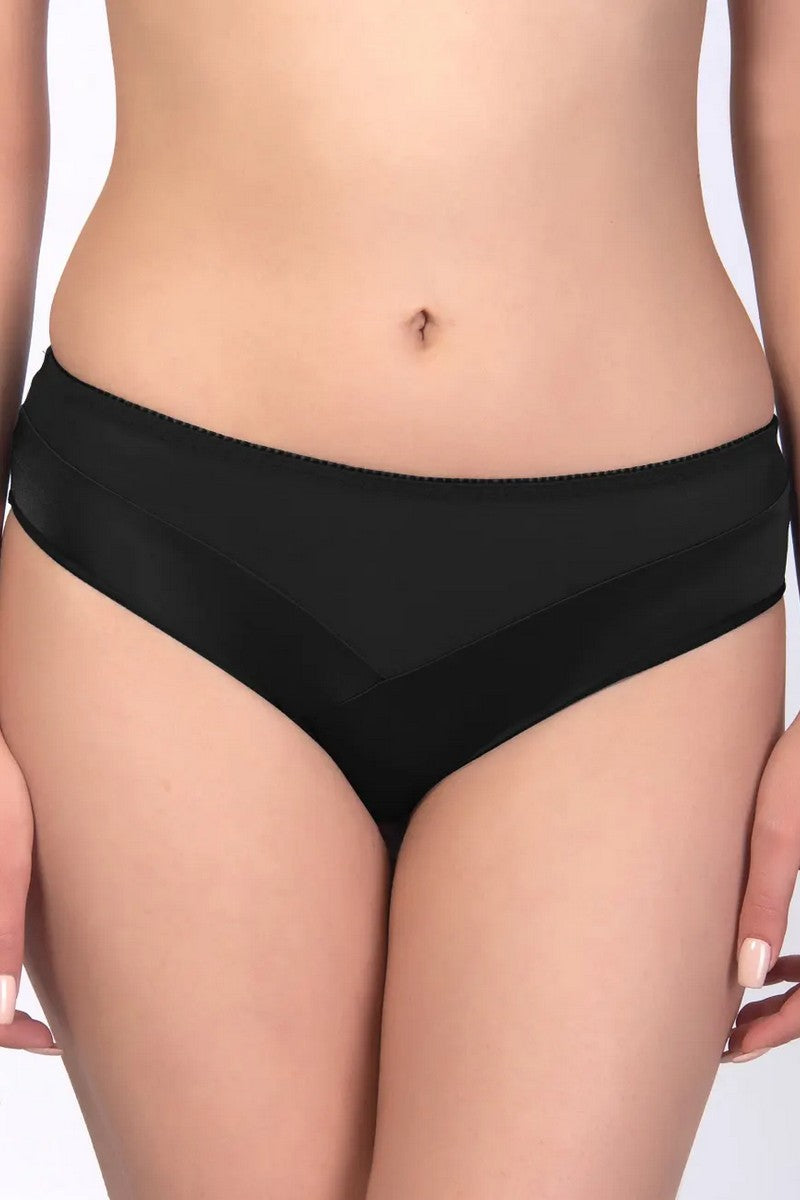Гладкие трусики слип 2411 black
