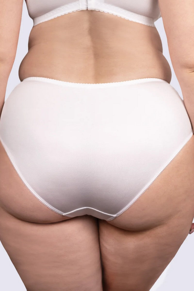 Трусики слип с кружевом 2517 white