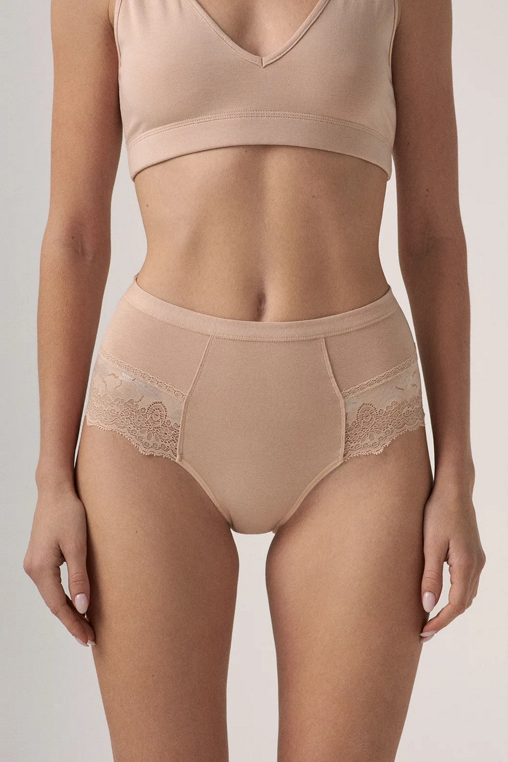 Трусики сліпи із мереживом LMDM 307/04/03 Constanta beige Ellen