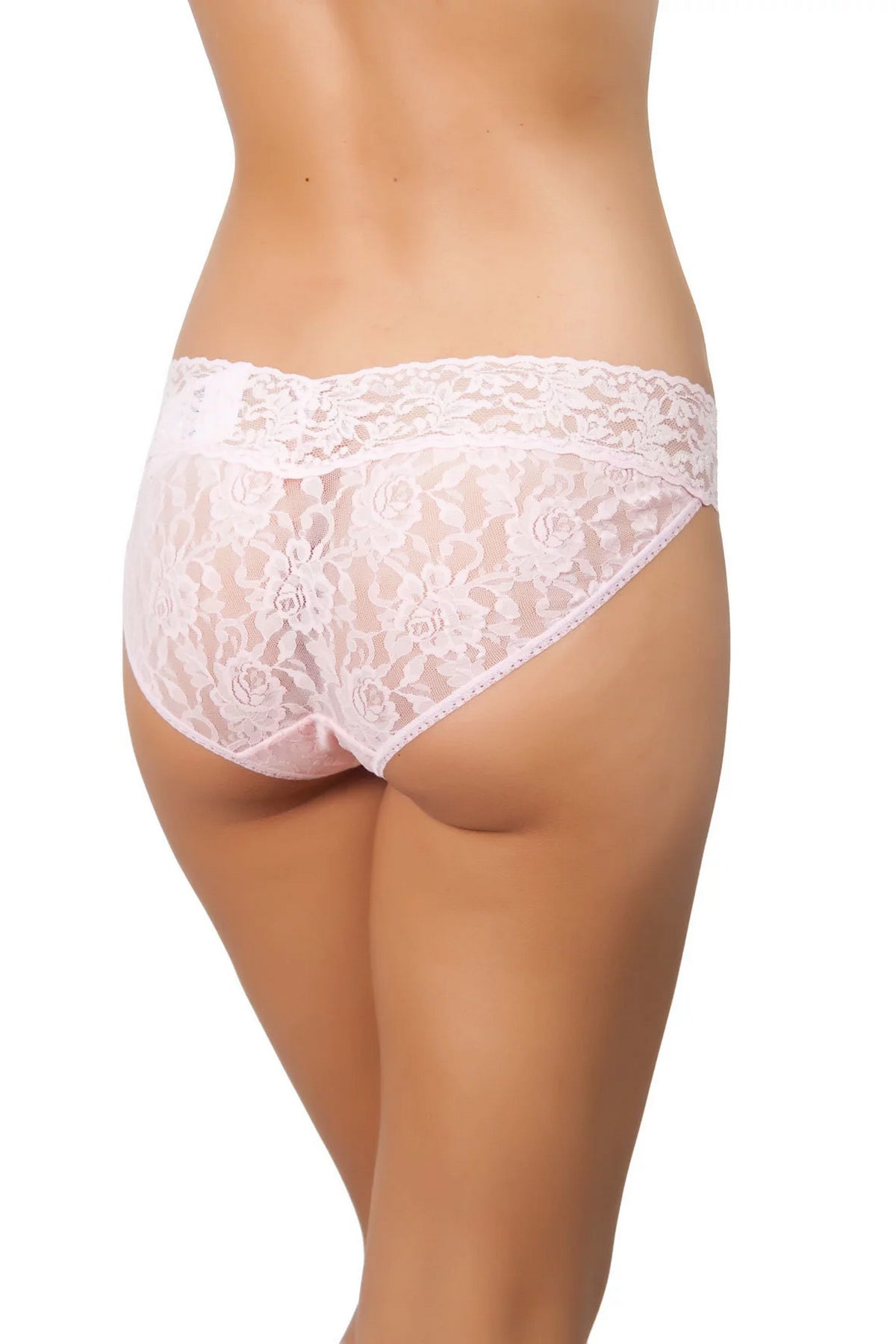 Кружевные трусики слип 482374 Signature Lace bliss pink