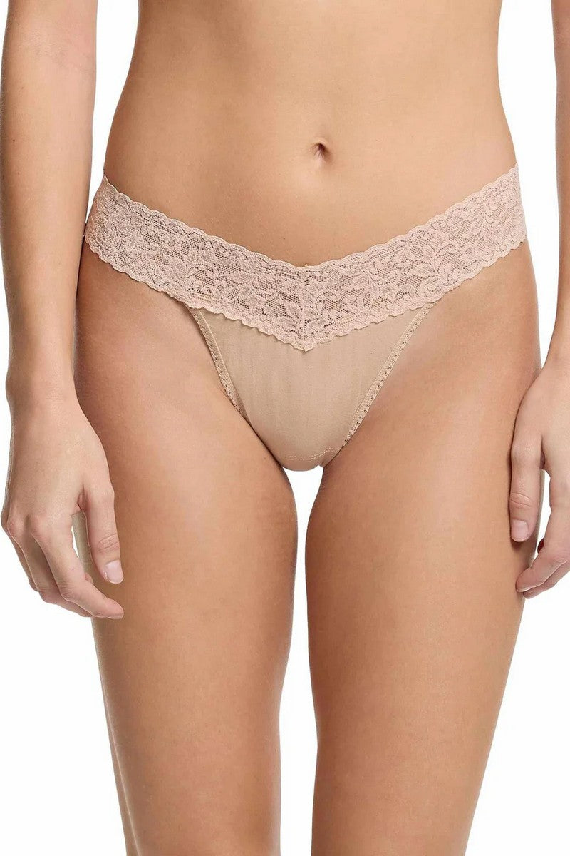 Хлопковые трусики стринг 891801 Cotton chai