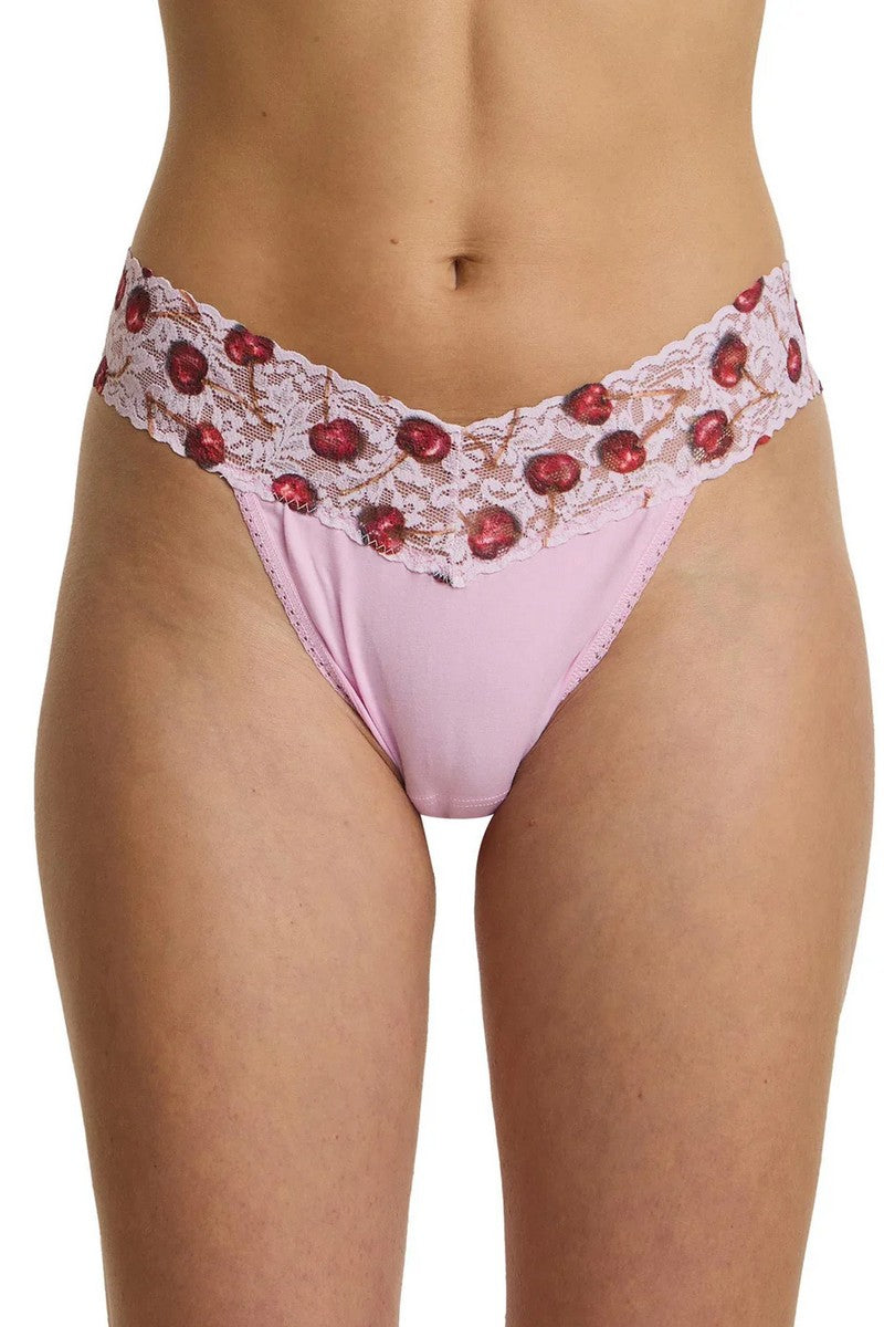 Хлопковые трусики стринг 891802 Cupima Cotton Printed cherry delight