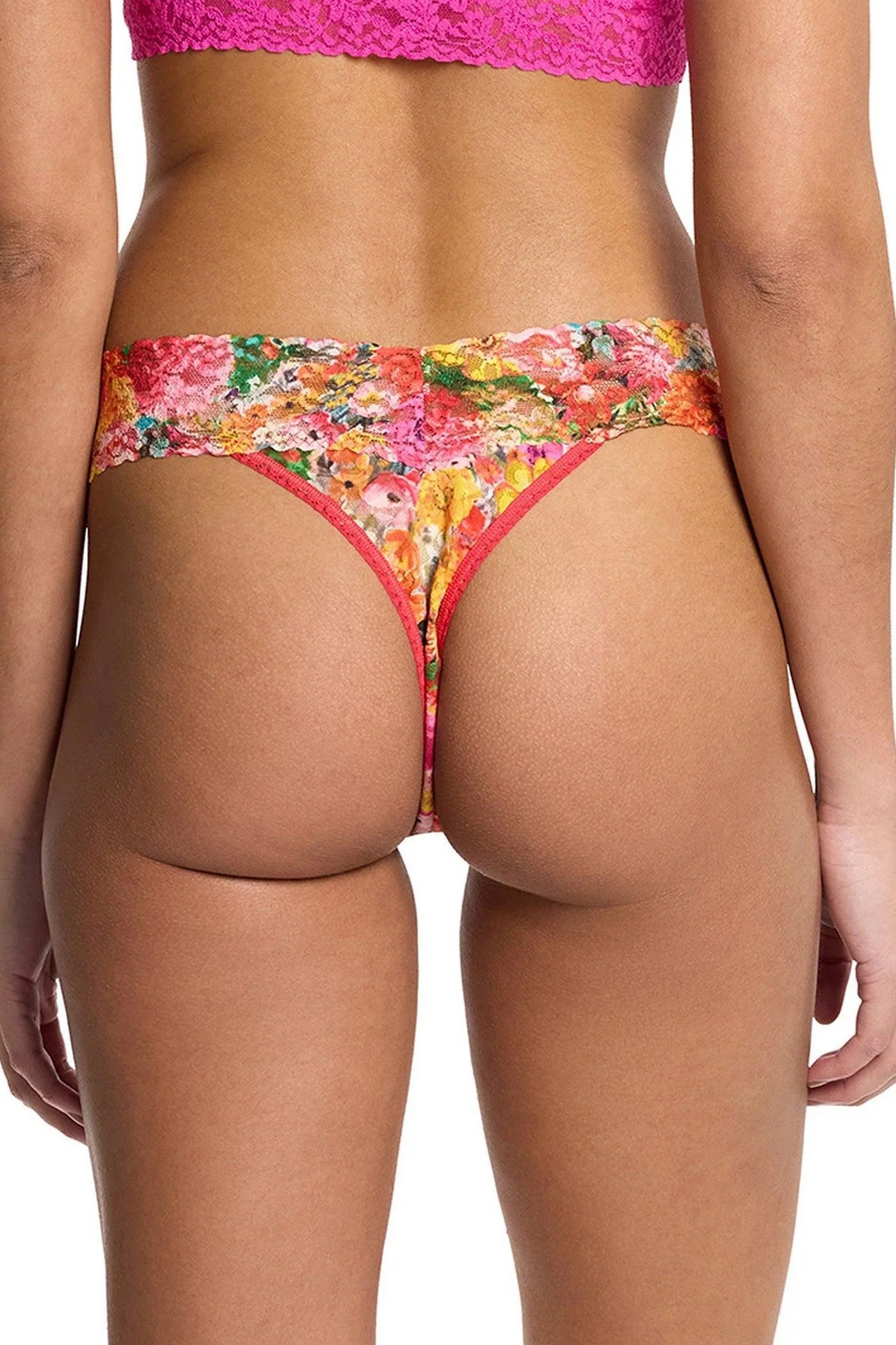 Кружевные трусики стринг PR4811 floramania