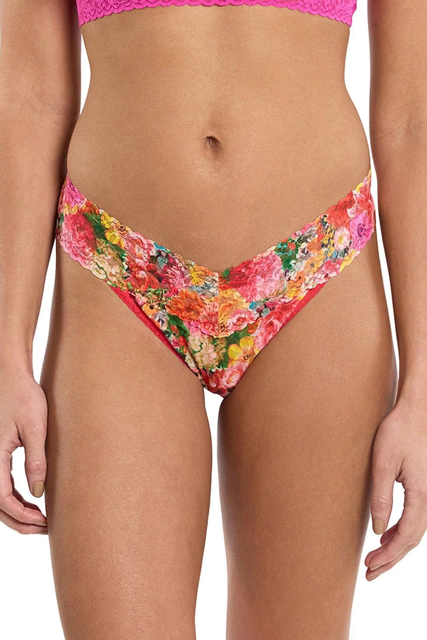 Кружевные трусики стринг PR4811 floramania