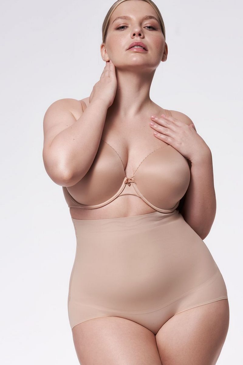 Бесшовные утягивающие трусы с высокой талией 241 Basic