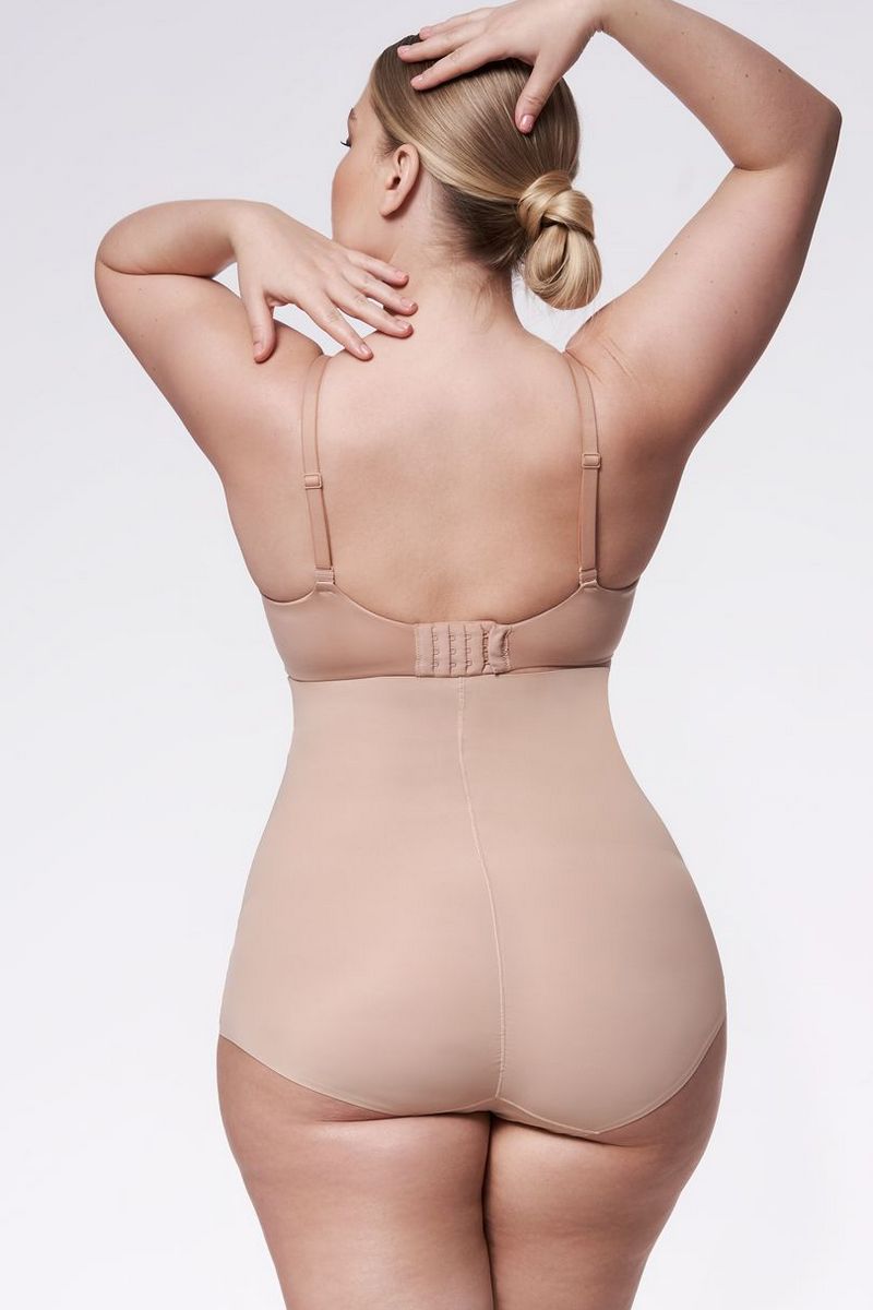 Бесшовные утягивающие трусы с высокой талией 241 Basic