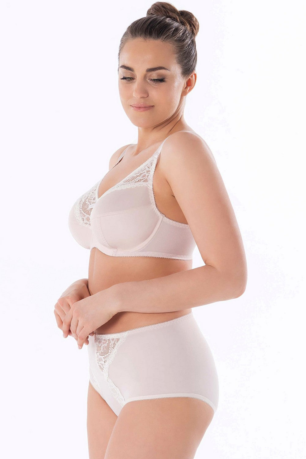 Трусики слип миди H35-17-AK cream brulee