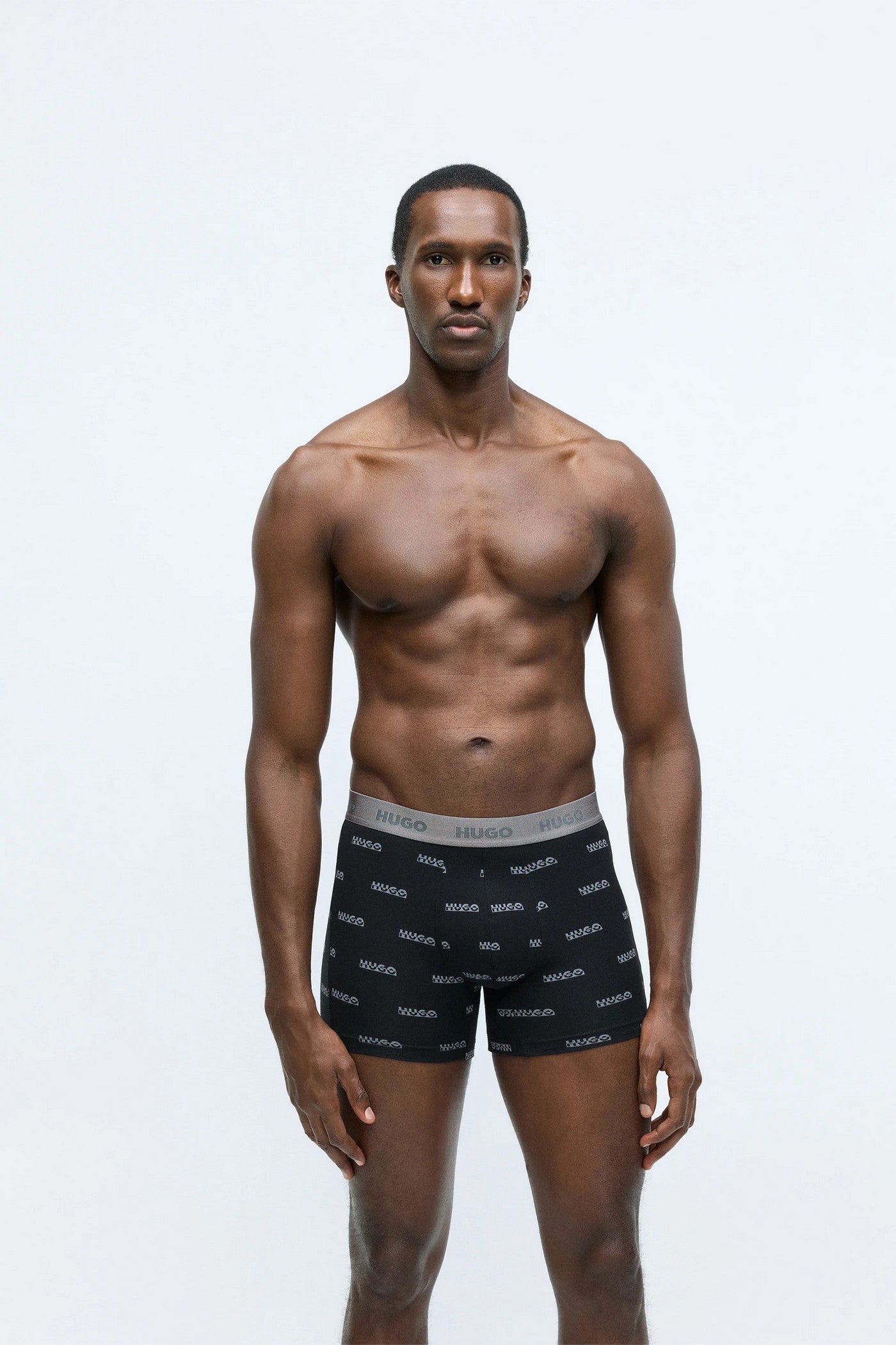 Чоловічі труси шорти 784588723 (3 шт.) black/gray Hugo Boss