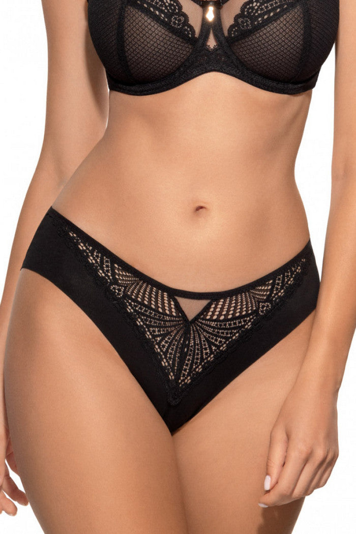 Бесшовные трусики слип 2308/32 Margaret black