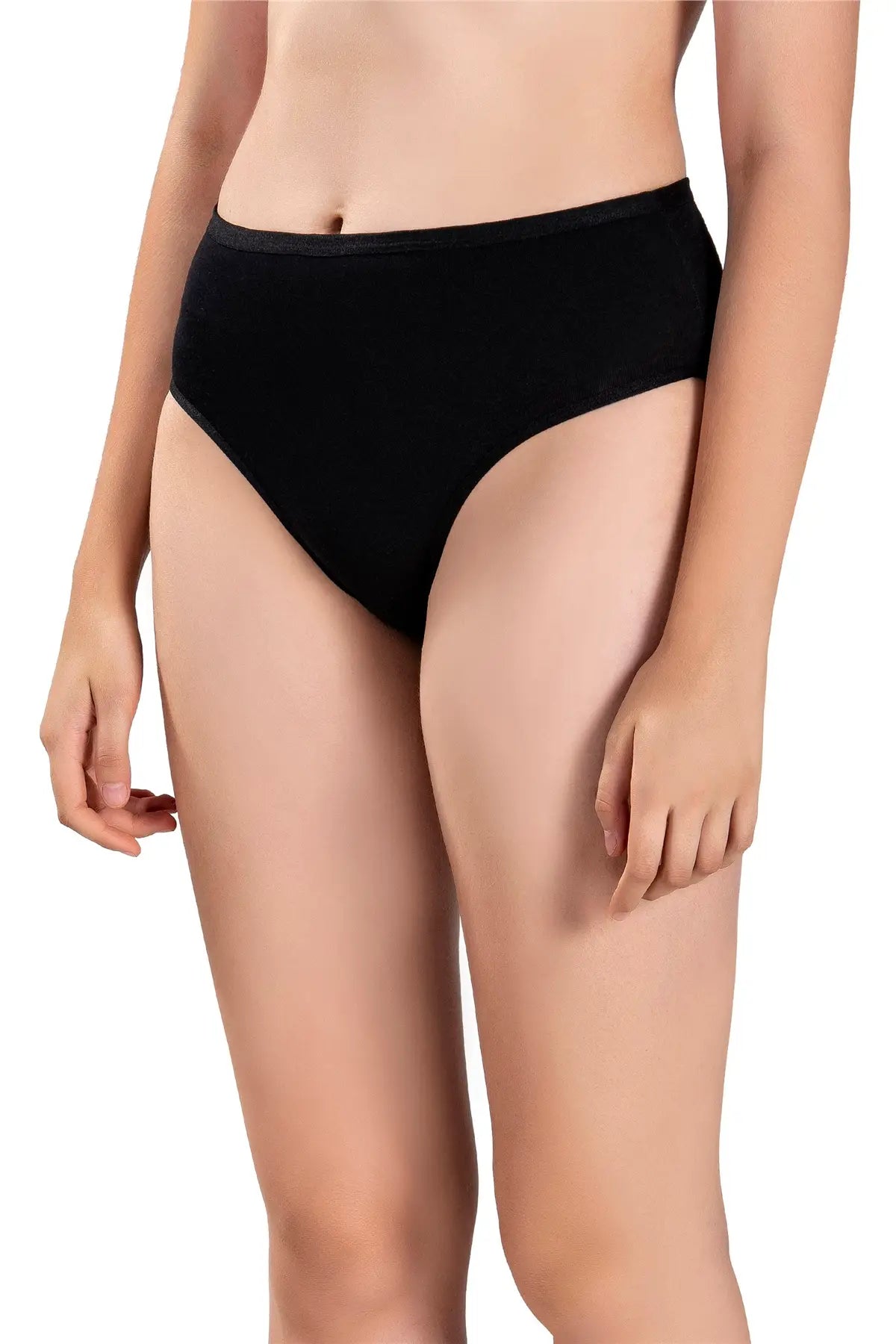 Хлопковые трусики слип 652 black