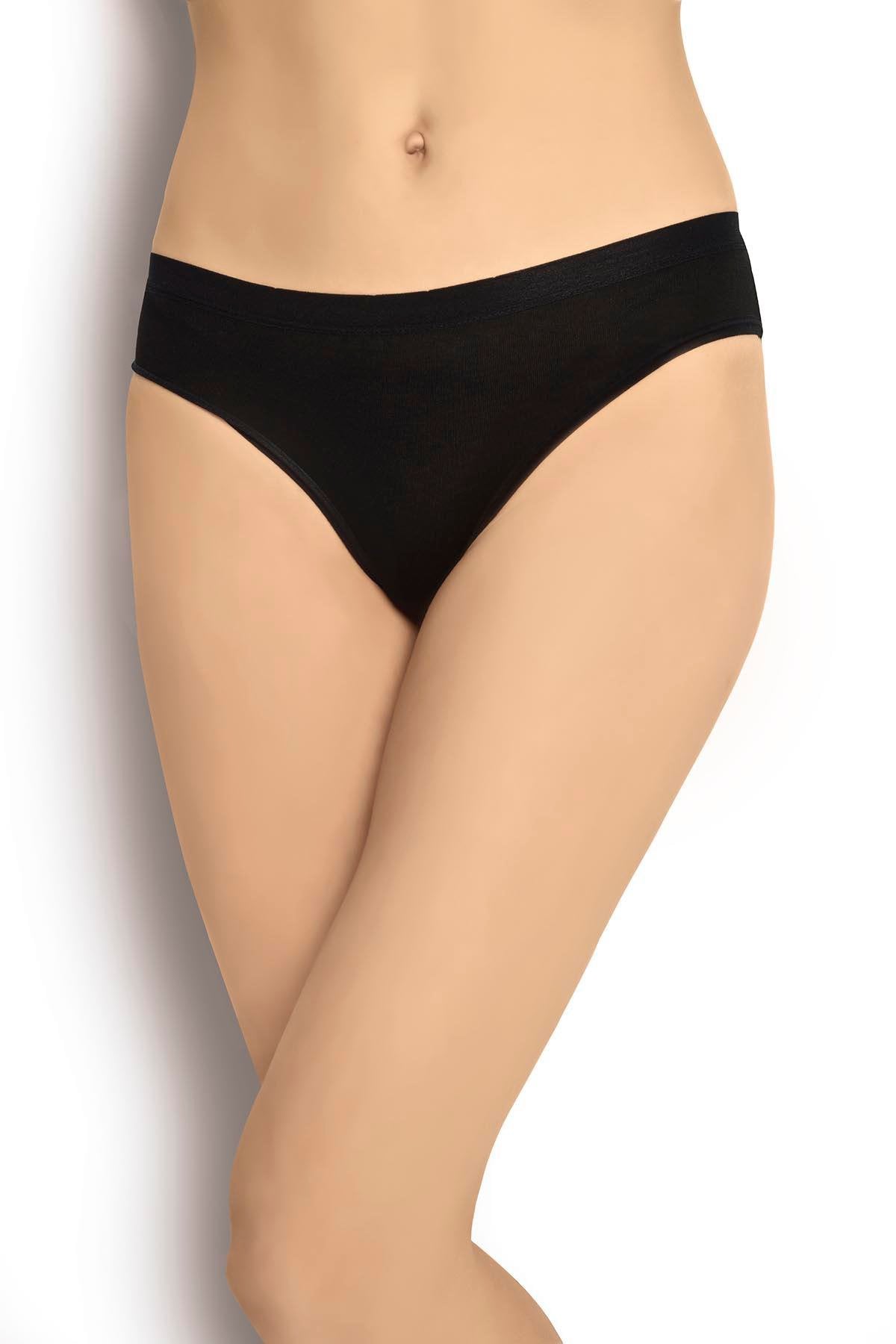 Трусики слип из вискозы 691 black