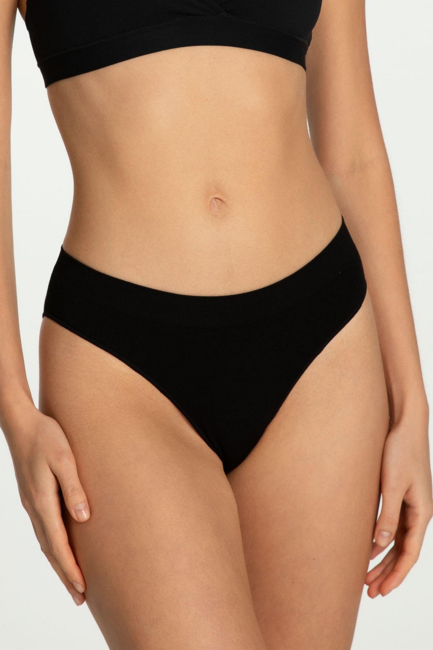 Трусики слип из бамбука Bamboo Classic black