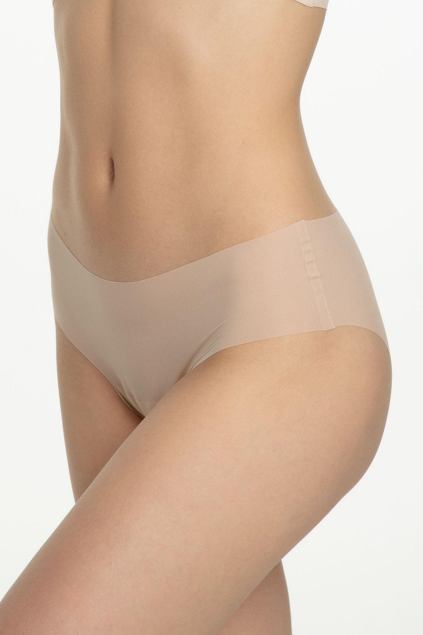 Бесшовные трусики слип Mousse beige